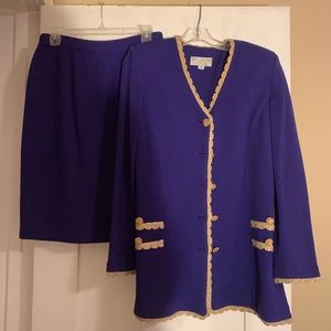 2-Piece Holiday suit St. John Evening Collection